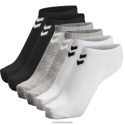 calcetines tobilleros hmlchevron paquete de 6 Hummel 880V841044 mujer "calcetines tobilleros 6-pack"