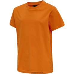 camiseta básica hmlred m/c Hummel 880V845780 niños "camiseta de manga corta"