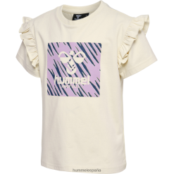 camiseta con volantes hmlflowy s/s Hummel 880V845766 niños "camiseta de mezcla de algodón"
