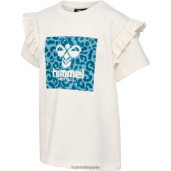 camiseta con volantes hmlflowy s/s Hummel 880V845768 niños "camiseta de mezcla de algodón"