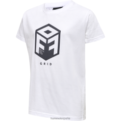 camiseta de algodón hmloffgrid s/s Hummel 880V845279 niños "camiseta de manga corta"