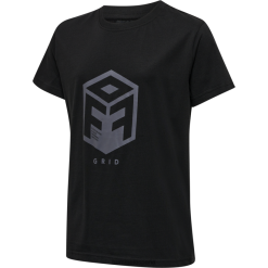 camiseta de algodón hmloffgrid s/s Hummel 880V845457 niños "camiseta de manga corta"