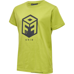 camiseta de algodón hmloffgrid s/s Hummel 880V845684 niños "camiseta de manga corta"