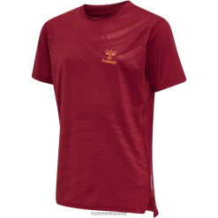 camiseta de poliéster hmlongrid s/s Hummel 880V845250 niños "camiseta"