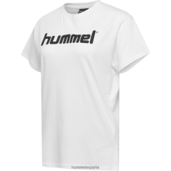 camiseta hmlgo de algodón con logo s/s Hummel 880V843810 mujer "ropa"