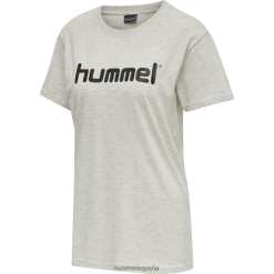 camiseta hmlgo de algodón con logo s/s Hummel 880V843872 mujer "ropa"