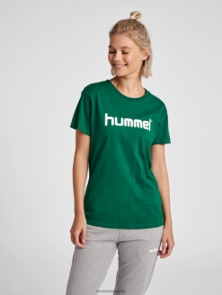 camiseta hmlgo de algodón con logo s/s Hummel 880V843886 mujer "ropa"