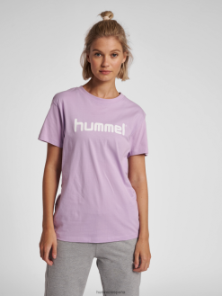 camiseta hmlgo de algodón con logo s/s Hummel 880V843924 unisexo "ropa"