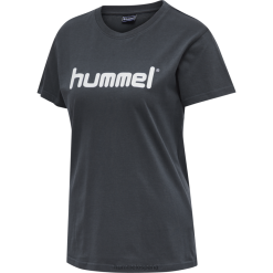 camiseta hmlgo de algodón con logo s/s Hummel 880V843937 mujer "ropa"