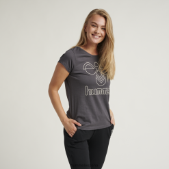 camiseta hmlsenga manga corta Hummel 880V843957 mujer "camiseta de cuello ancho"