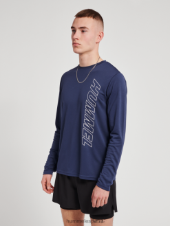 camiseta topacio hmlte manga larga Hummel 880V84654 hombres "camiseta de malla de manga larga"