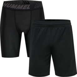 conjunto de 2 shorts topacio hmlte Hummel 880V84633 hombres "Conjunto de pantalones cortos de 2 paquetes"