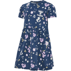 hmlfeliz vestido s/s Hummel 880V844315 niños "vestido de mezcla de algodón"
