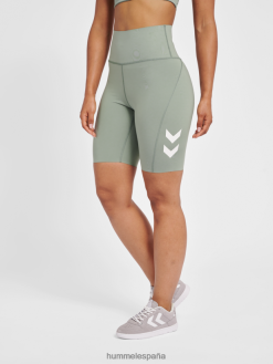 hmlmt grace hw pantalones cortos ajustados Hummel 880V842919 mujer "pantalones cortos ajustados de cintura alta"