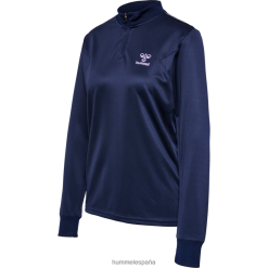hmlstaltic poly media cremallera manga larga Hummel 880V842346 mujer "jersey con media cremallera"