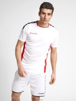 jersey de poliéster hmlauthentic s/s Hummel 880V841423 hombres "top deportivo con galones"