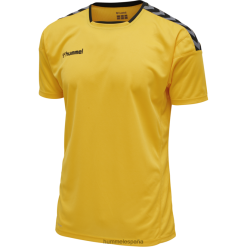 jersey de poliéster hmlauthentic s/s Hummel 880V841538 hombres "top deportivo con galones"