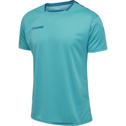 jersey de poliéster hmlauthentic s/s Hummel 880V841595 hombres "top deportivo con galones"