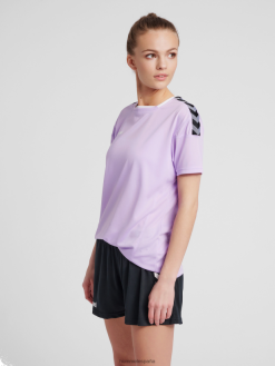 jersey de poliéster hmlauthentic s/s Hummel 880V843954 mujer "top deportivo con galones"