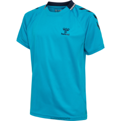 jersey de poliéster hmlongrid s/s Hummel 880V845452 niños "camiseta de manga corta"