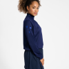 media cremallera hmlcourt manga larga Hummel 880V842411 mujer "jersey con media cremallera"