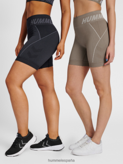 Pack de 2 shorts con costuras de hmlte christel Hummel 880V842863 mujer "Pack de 2 pantalones cortos sin costuras"