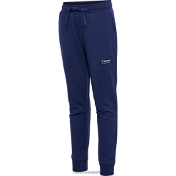 pantalones hmleddy Hummel 880V844953 niños "joggers de algodón elástico"