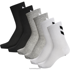 paquete de 6 calcetines hmlchevron Hummel 880V841013 mujer "calcetines 6-pack"