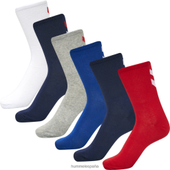 paquete de 6 calcetines hmlchevron Hummel 880V84584 mujer "calcetines 6-pack"