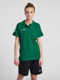 polo de algodón hmlgo Hummel 880V843969 mujer "ropa"