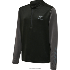 Sudadera de poliéster con media cremallera hmlongrid Hummel 880V845417 niños "sudadera con media cremallera"