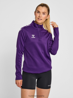 sudadera hmlcore xk con media cremallera Hummel 880V843434 mujer "sudadera con media cremallera"
