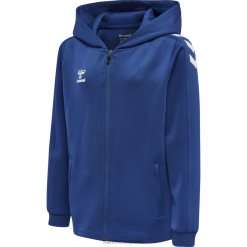 sudadera hmlcore xk poly zip con capucha Hummel 880V845689 niños "sudadera"