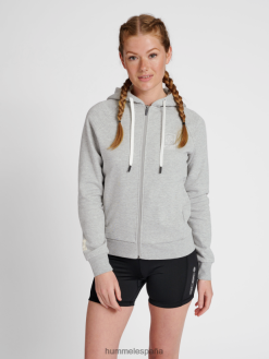 sudadera hmlgg12 con capucha y cremallera Hummel 880V843457 unisexo "sudadera con cremallera"