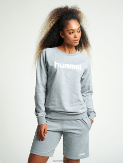 sudadera hmlgo con logo Hummel 880V843804 mujer "ropa"