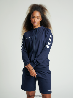 sudadera hmlgo de algodón con cremallera Hummel 880V841425 unisexo "ropa"