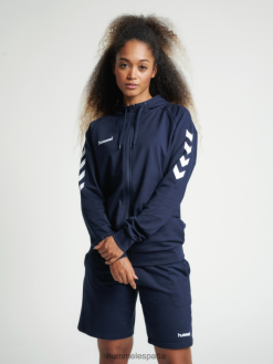 sudadera hmlgo de algodón con cremallera Hummel 880V843726 mujer "ropa"