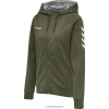 sudadera hmlgo de algodón con cremallera Hummel 880V843767 mujer "ropa"
