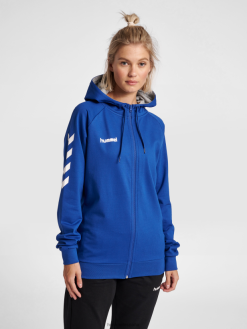 sudadera hmlgo de algodón con cremallera Hummel 880V843772 mujer "ropa"