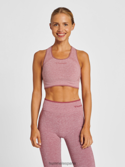 top deportivo hmlmt una sin costuras Hummel 880V843370 mujer "top deportivo"