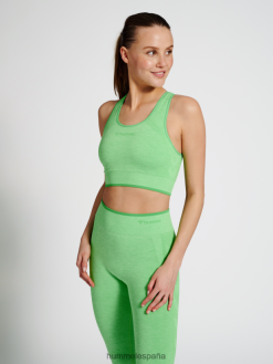 top deportivo hmlmt una sin costuras Hummel 880V843454 mujer "top deportivo"